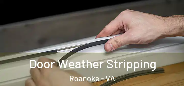 Door Weather Stripping Roanoke - VA