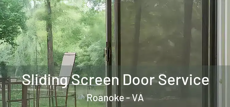Sliding Screen Door Service Roanoke - VA